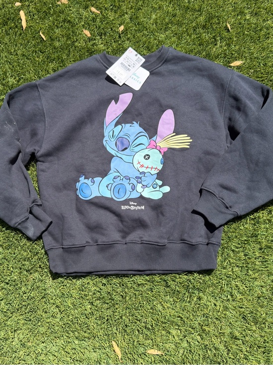 Zara Other - Zara Girls Lilo and Stitch Sweatshirt Grey SIze 11-12